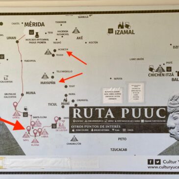 Ruta Puuc, Tempelroute Yucatan Halbinsal