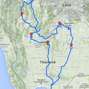 Ost- und Nordthailand Reise mit dem Auto