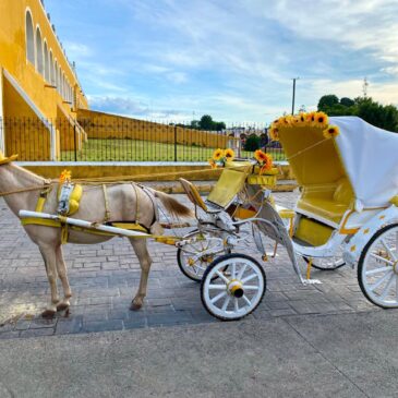 Itzamal die gelbe Stadt, Valladolid Richtung Cancun